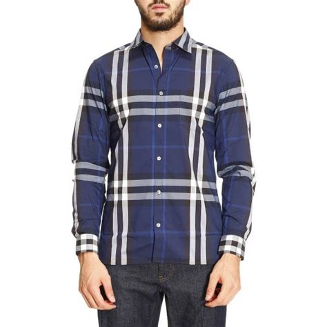 navy burberry t shirt|Burberry clothing for men.